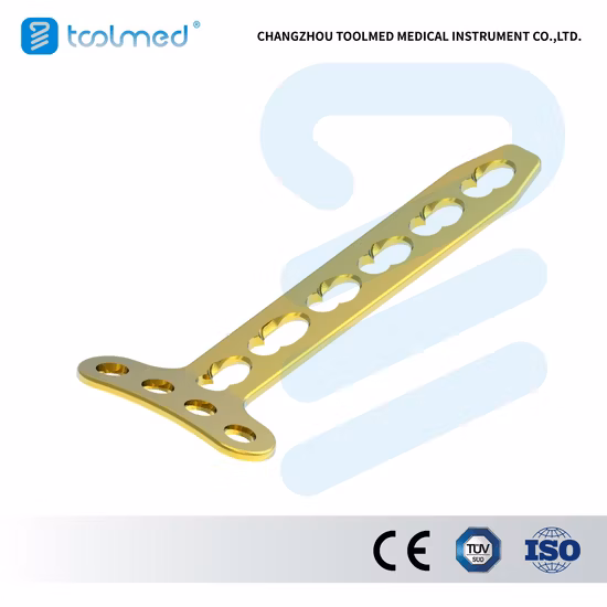 Plaque osseuse chirurgicale médicale en titane 1,5 2,0 2,5 2,7 auto